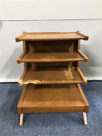 Wood Shoe Stand