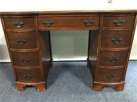 Wood Desk w/ Chair