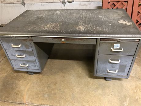 Mid-Century Steel Desk