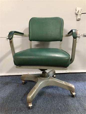 Mid-Century Metal Desk Chair