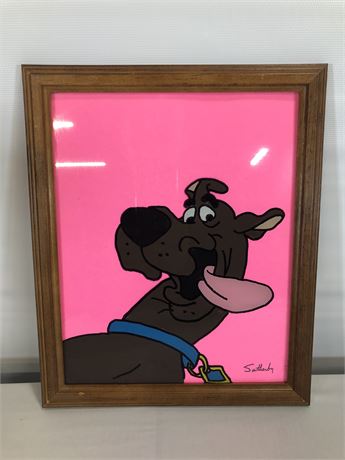Scooby Doo Reverse Painting