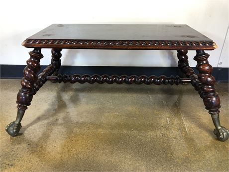 Antique Clawfoot Bed Stool