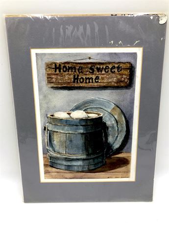 Water Color - Home Sweet Home - Betty Jean Manichl