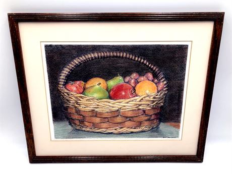 Color Pencil - Fruit Basket - Betty Jean Manichl