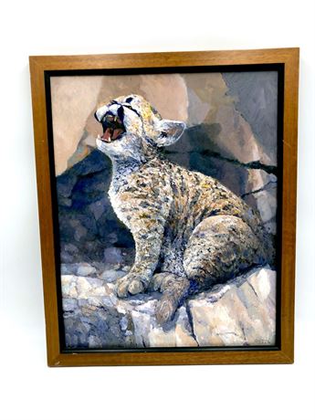 Oil on Canvas - Cheetah Cub