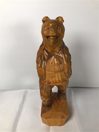Carved Wood Bear #2