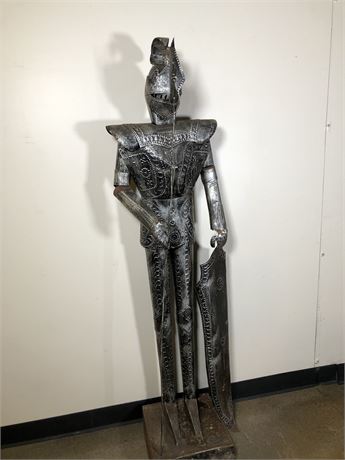 5 ft. Tall Tin Suit of Arms