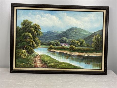 Oil Landscape on Canvas