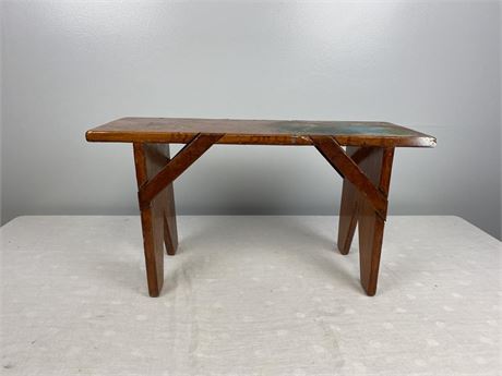 Vintage Wooden Stool / Bench