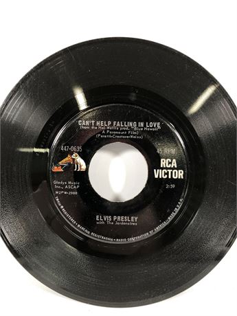 Elvis Presley - Can't Help Falling in Love - RCA Victor (447-0635)