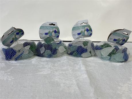 Four (4) Bags of Beach Glass