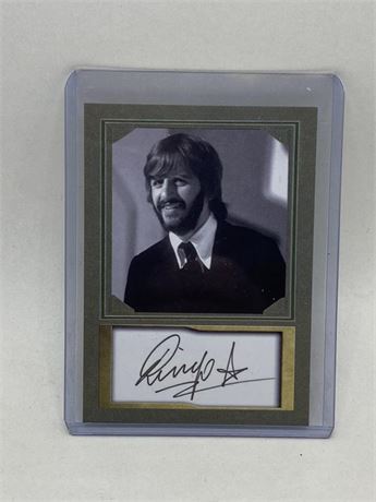 Ringo Star Original Art Memorabilia Card