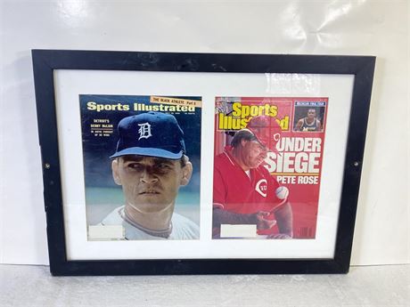 Framed Sports Illustrated - Baseball Covers