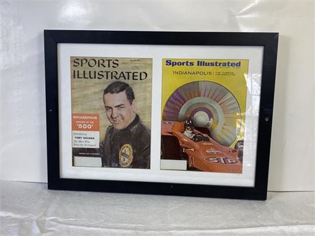 Framed Sport Illustrated - Racing Covers