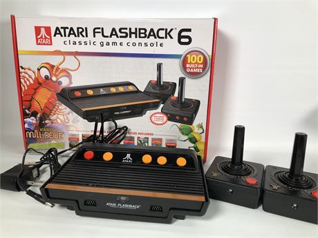 Atari Flashback 6 Game Console - Tested - Works Great!
