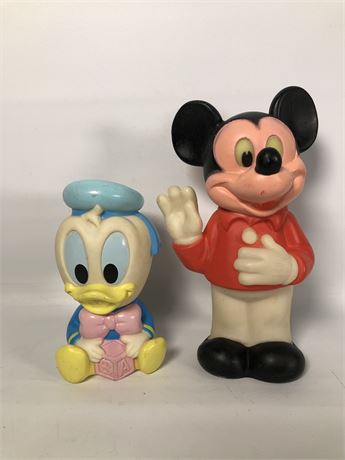 1970s Disney Squeak Toys