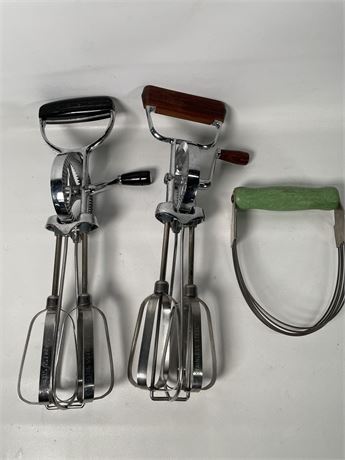 Ekco Hand Mixers and Androck Pastry Blender