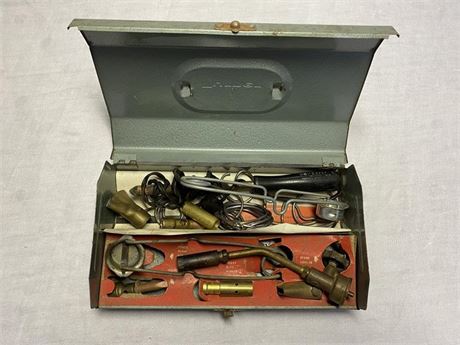 Metal Box Full of Torch Parts