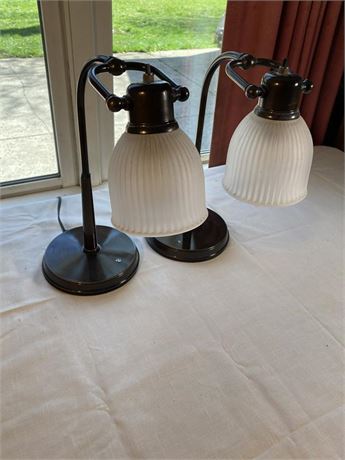 Pair of Bedside Lamps