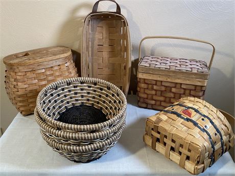 Assorted basket lot