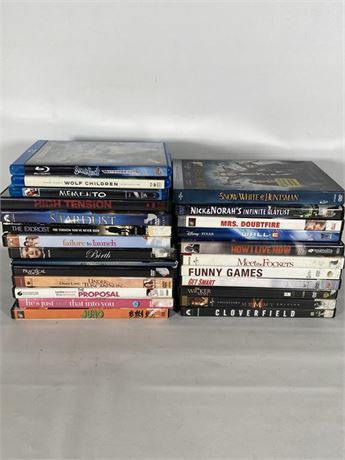 Blu Ray & DVD Lot