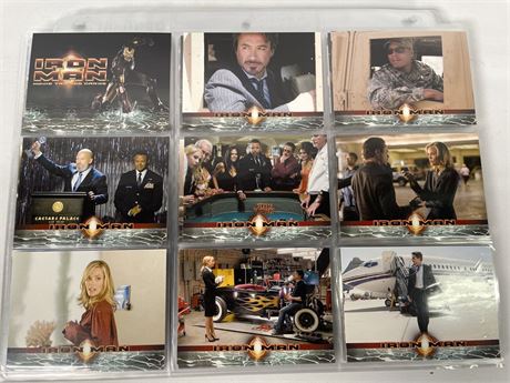 Iron Man Complete Trading Card Set