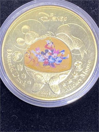 Disney Mickey Mouse and Donald Duck Commermorative Coin