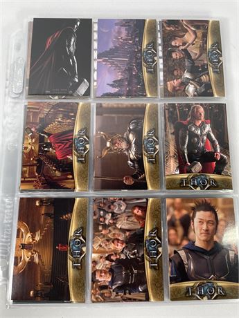 Thor Complete Trading Card Set