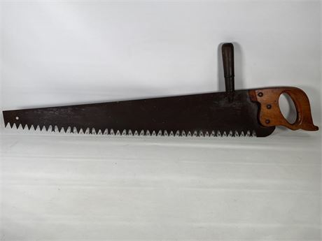 Antique One-Man Crosscut Saw