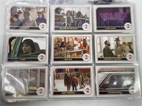 Stranger Things 2 Complete Trading Card Set