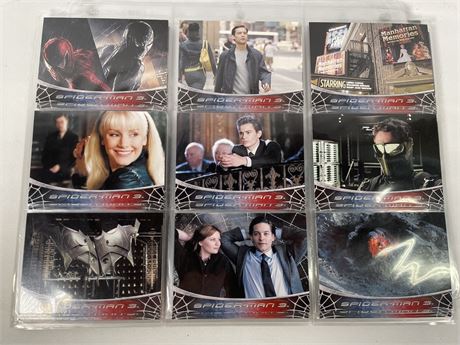 Spider Man 3 Complete Trading Card Set