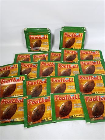 58 Packs of 1990 Panini NFL Stickers