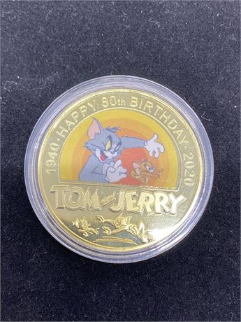 Tom and Jerry 80th Birthday Commemorative Coin