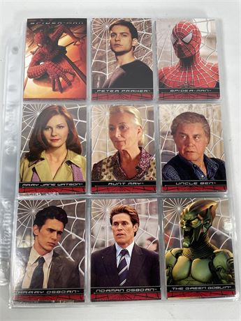 Spider Man Complete Trading Card Set