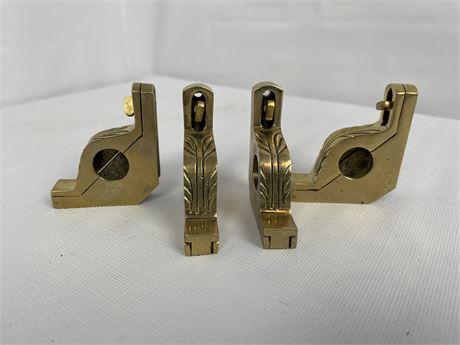 Brass Curtain Rod Holders