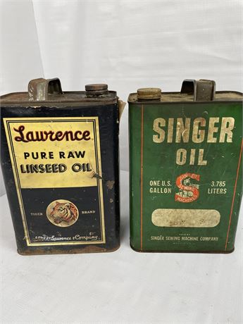 Vintage Oil Cans