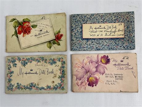 1950s Date Books