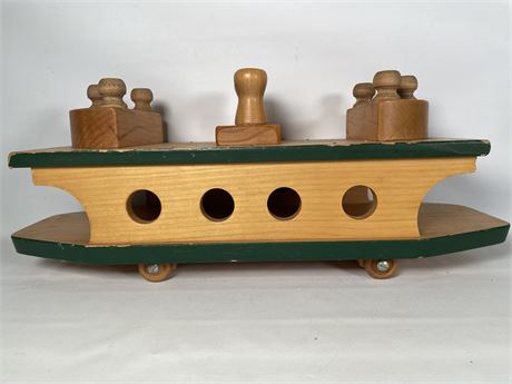 Wood Steamboat Toy