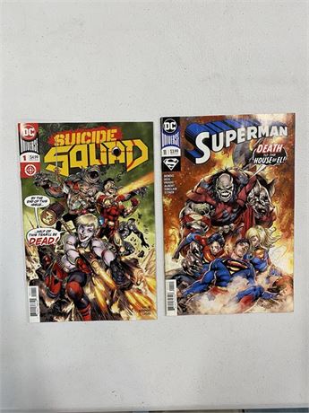 Comic Books - Suicide Squad and Superman