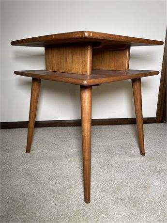 Mid-Century Square End Table