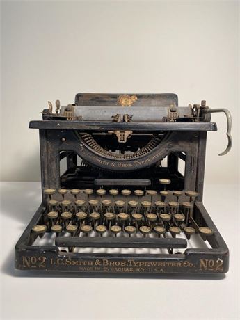 L. C. Smith & Bros. No. 2 Typewriter