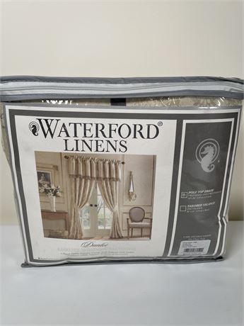 Waterford Linens Dunloe Platinum Drapes