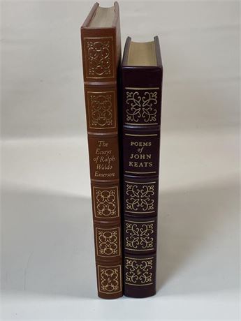 "The Essays of Ralph Waldo Emerson" and "Poems of John Keats"