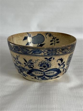 Antique Blue and White Bowl