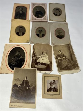 Tintypes and Studio Cards