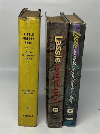 Little Orpahn Annie and Lassie Books