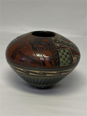 Isidro Ortiz Folk Art Vase