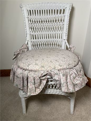 Wicker Parlor Chair