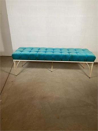 Mid-Century Fraklin Upholstered Bench