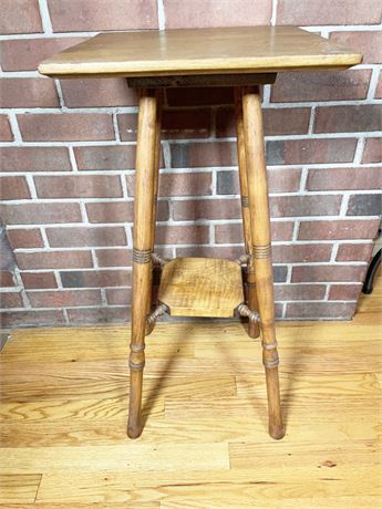 Wood Plant Stand - Lot 1